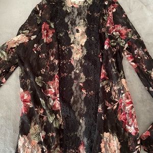 Floral cardigan